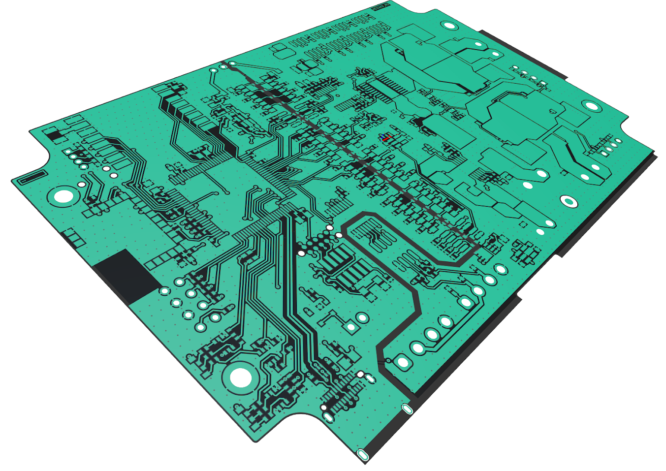 Carte électronique - PCB routage schématique